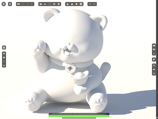 iPad 雕刻 octane X ipad渲染作品（图ZMzMyNDYzNTgw） - 人物/生物 - 站酷设计师虹辉三维原创素材 - 站酷ZCOOL
