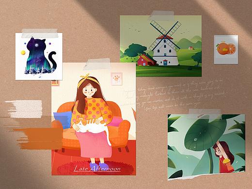 #芝士学院#网课部分插画习作分享