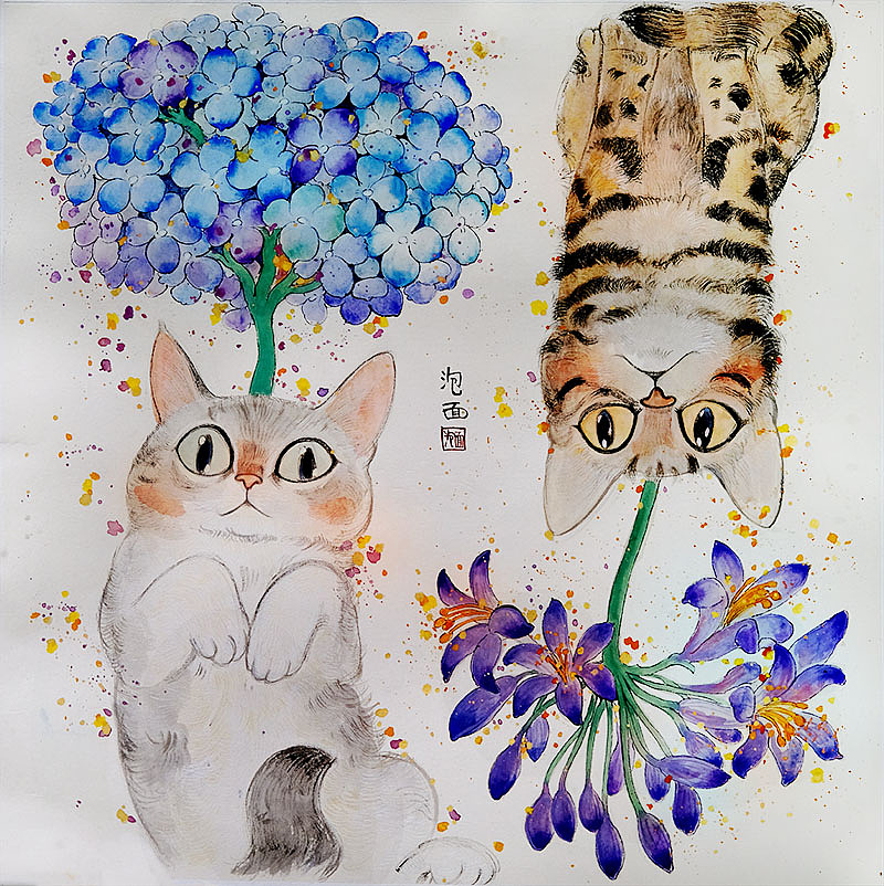 最近画的猫咪 希望大家喜欢