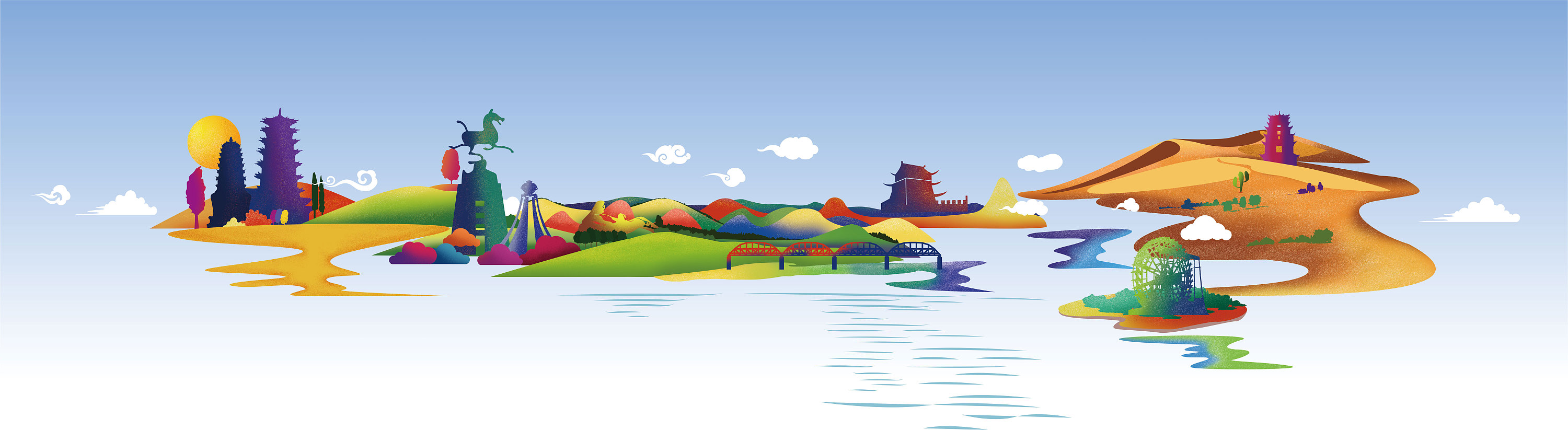 游兰州|插画|商业插画|aislingcc - 原创作品 - 站酷 (zcool)