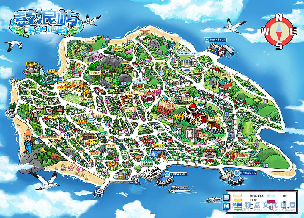 鼓浪屿地图(鼓浪屿地图高清版 电子版)