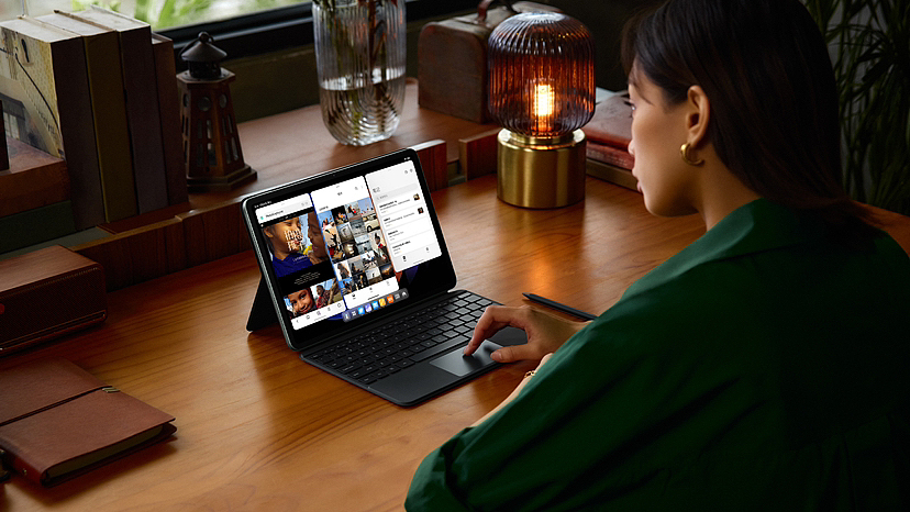 给小米平板拍摄的人物场景图