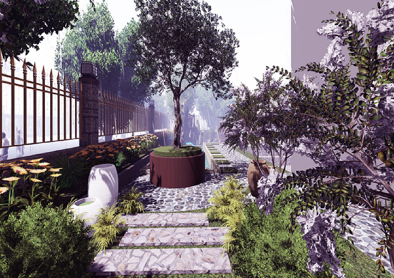 贵阳别墅私家花园设计|空间|景观设计|Z33581580 - 原创作品 - 站酷 (ZCOOL)