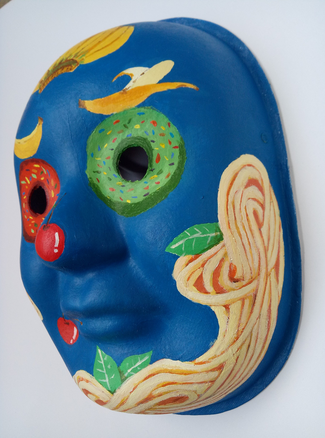 DIY手绘一次性面具-纸浆面具双头天鹅面具（手绘创意无限）-阿里巴巴