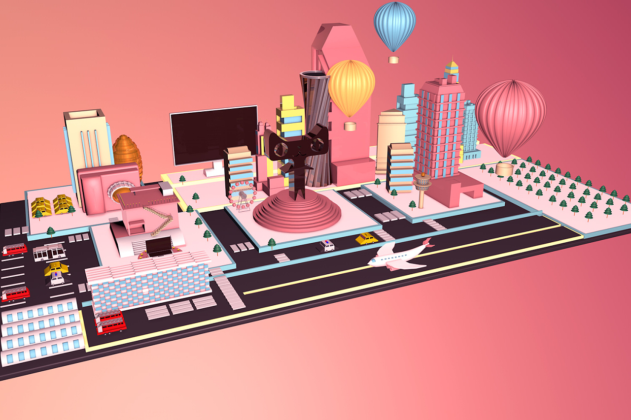 c4d建模|三维|场景|我就这么宅 - 原创作品 - 站酷 (zcool)