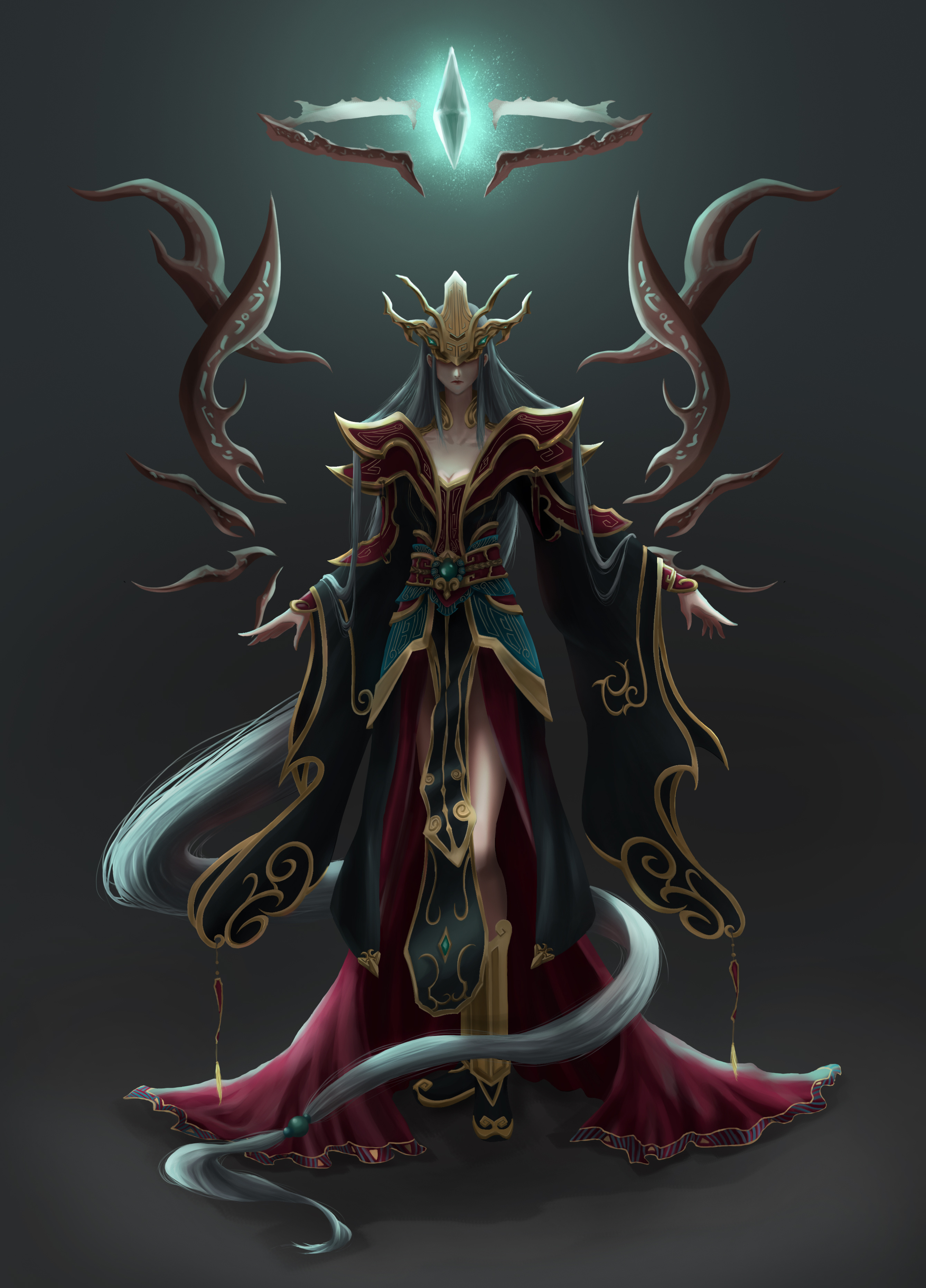 中式古风原画设计