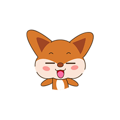 表情包在微信表情平台上发布的,小梨表情包是以小狐狸为主题设计的
