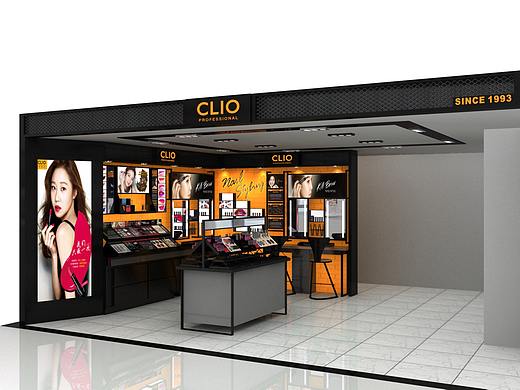 韩国CLIO品牌第二套终端形象设计--深圳华强北店