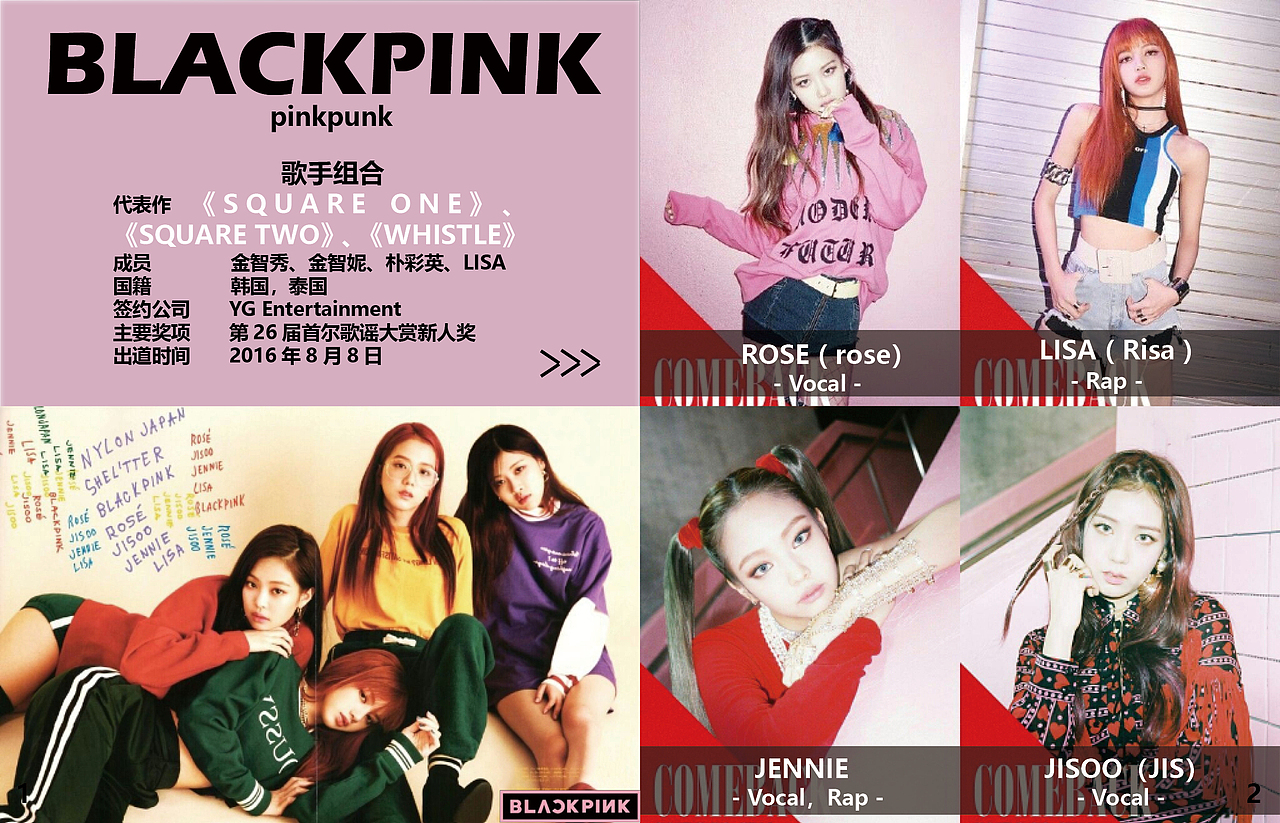 sissi的《blackpink》杂志设计|平面|书籍/画册|sissi