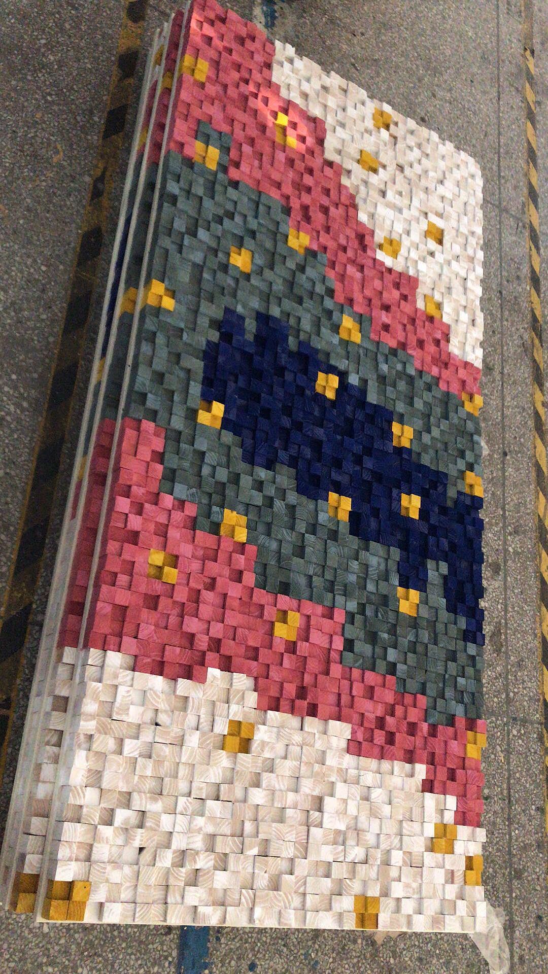 会所样板房酒店木块高档时尚简约特色装置饰品|纯艺术|实验艺术|集恒