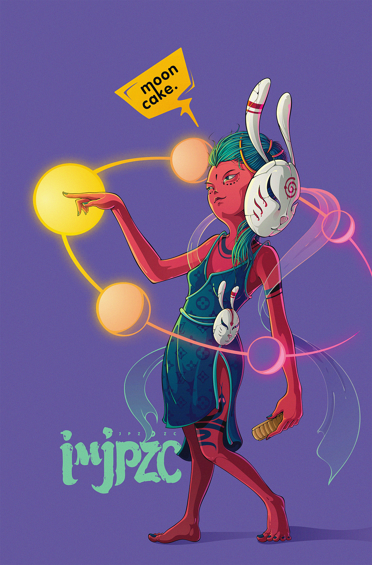 cdr矢量插画《太阴星主》 - 原创作品 - 站酷(zcool)