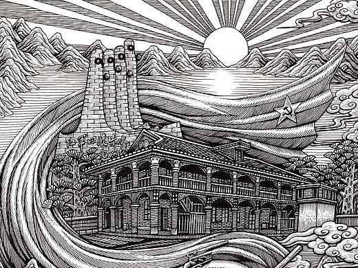 我与深圳乐家设计合作的商业插画