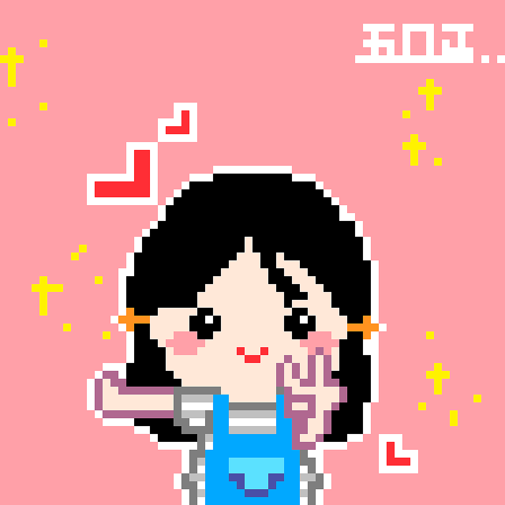 像素头像|插画|像素画|五口牙 - 原创作品 - 站酷 (zcool)