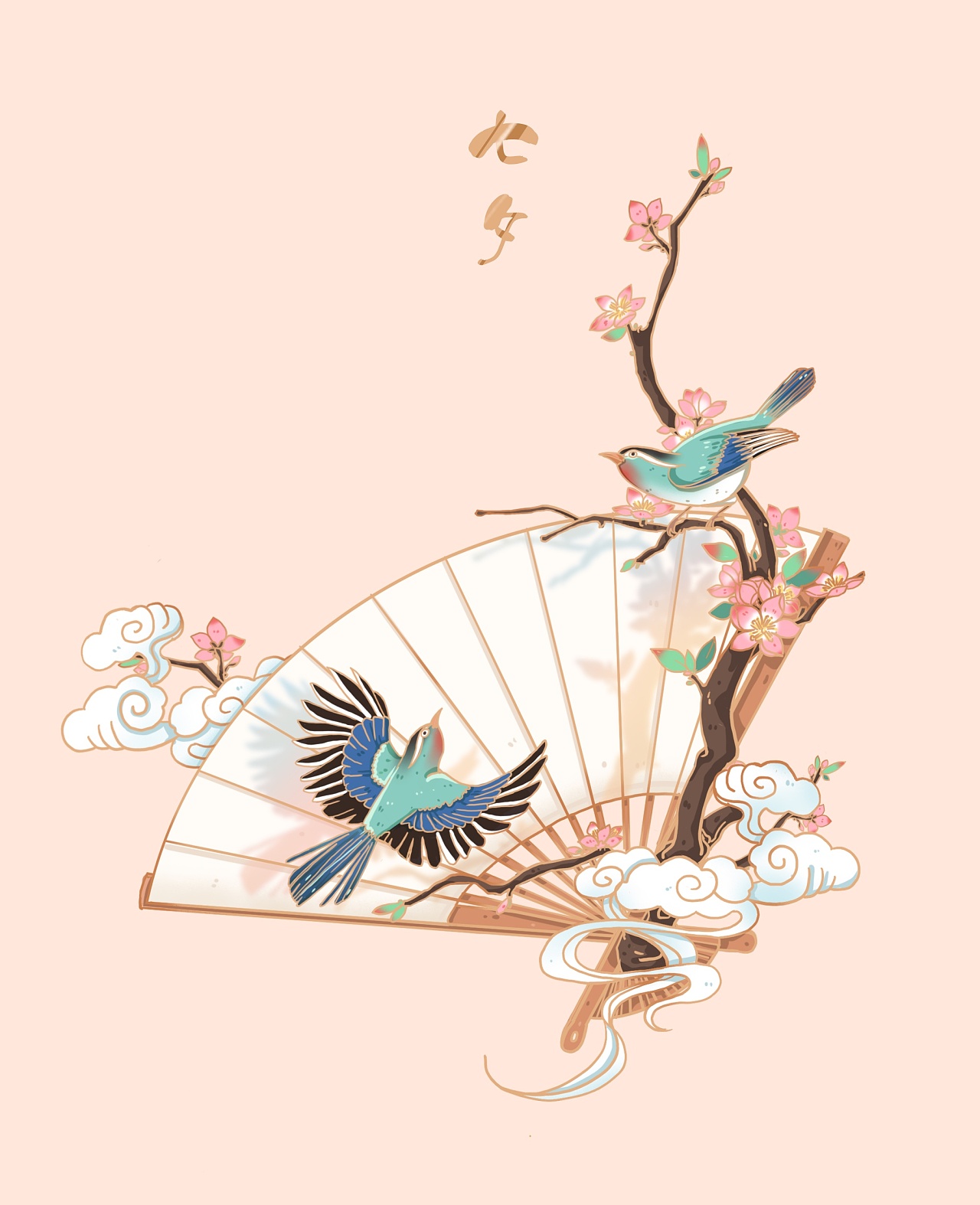 国风七夕|插画|商业插画|咸梨咕咕咕 - 原创作品 - 站酷 (zcool)
