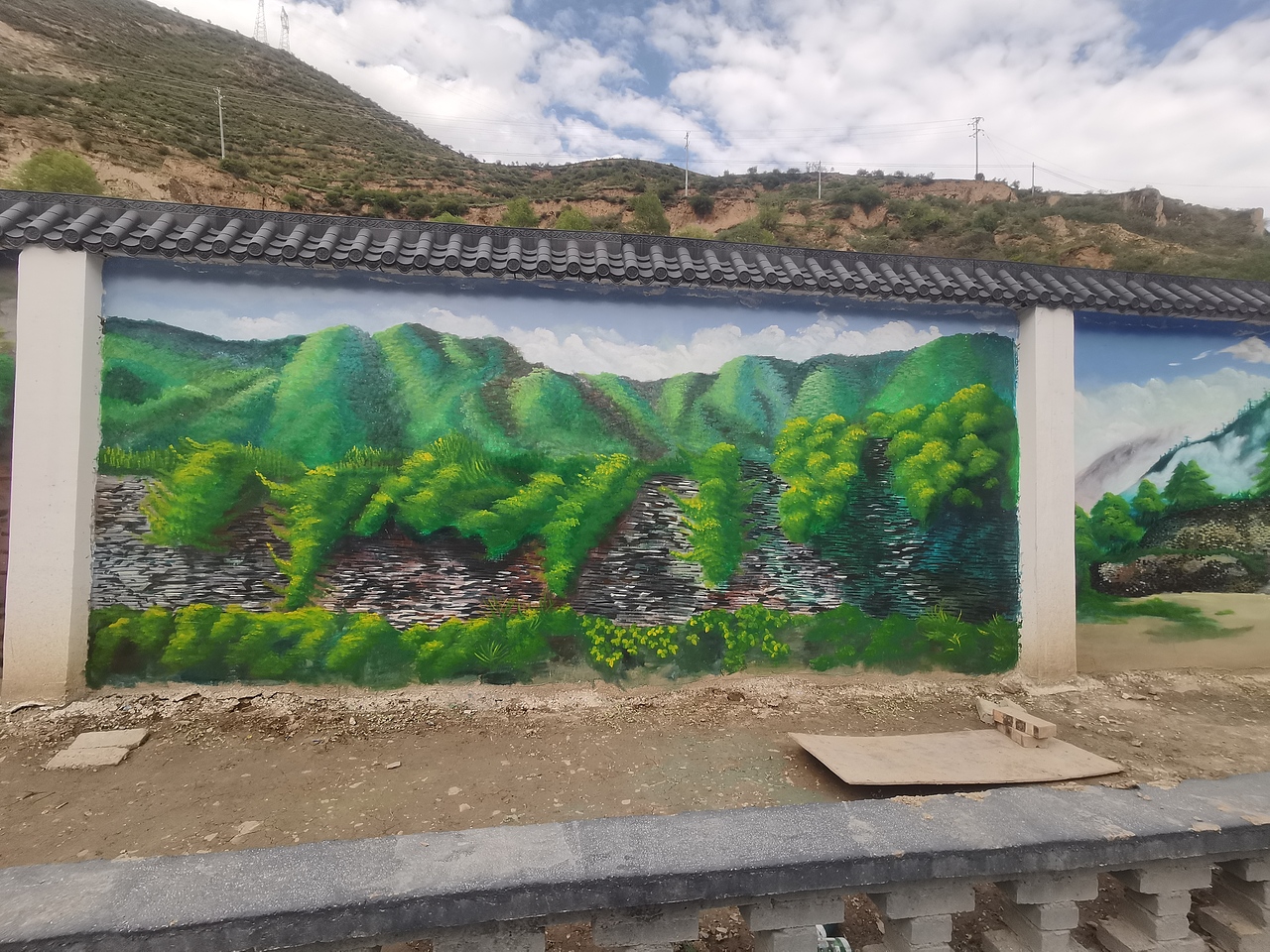 乡村振兴,新农村文化墙,乡村墙绘,农村文化墙,