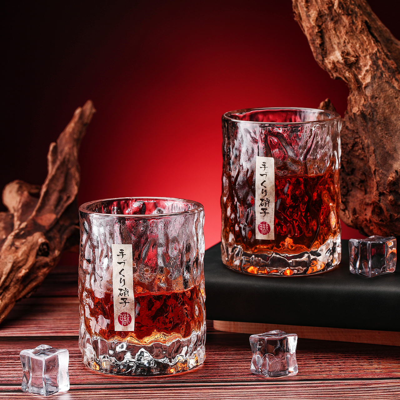 石塚硝子日式锤纹杯