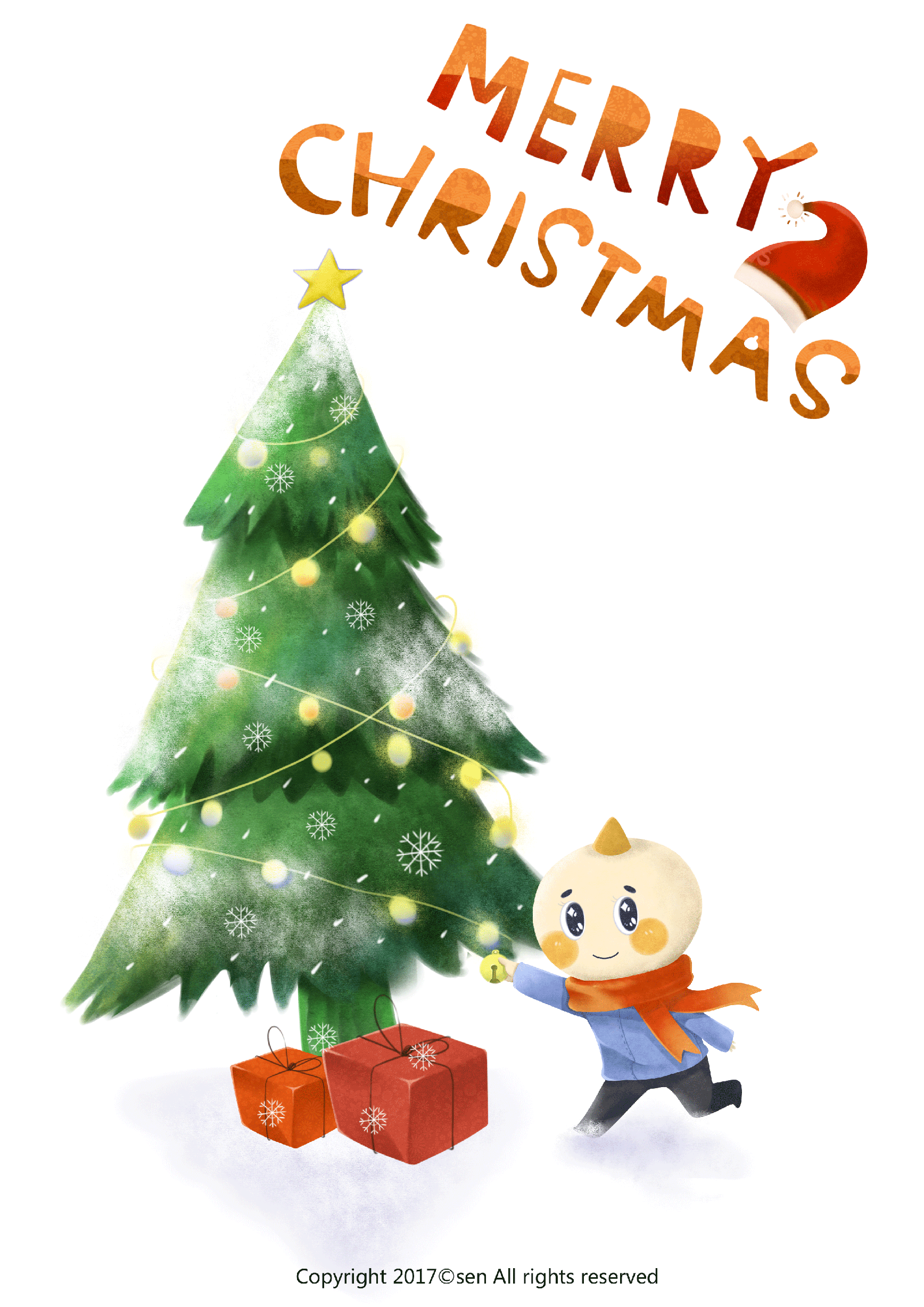 merry christmas（图ZMTAwODI4ODUy） - 创作习作 - 站酷设计师sen先森原创素材 - 站酷ZCOOL