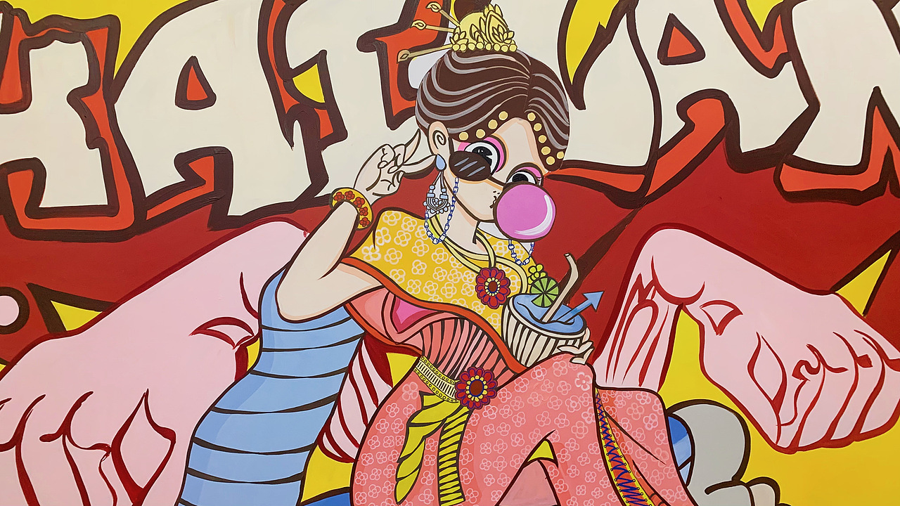 超可爱的插画创作绘画以及周边过程（图ZMjg0NjQwMjg0） - 商业插画 - 站酷设计师画墙绘的傻妞原创素材 - 站酷ZCOOL