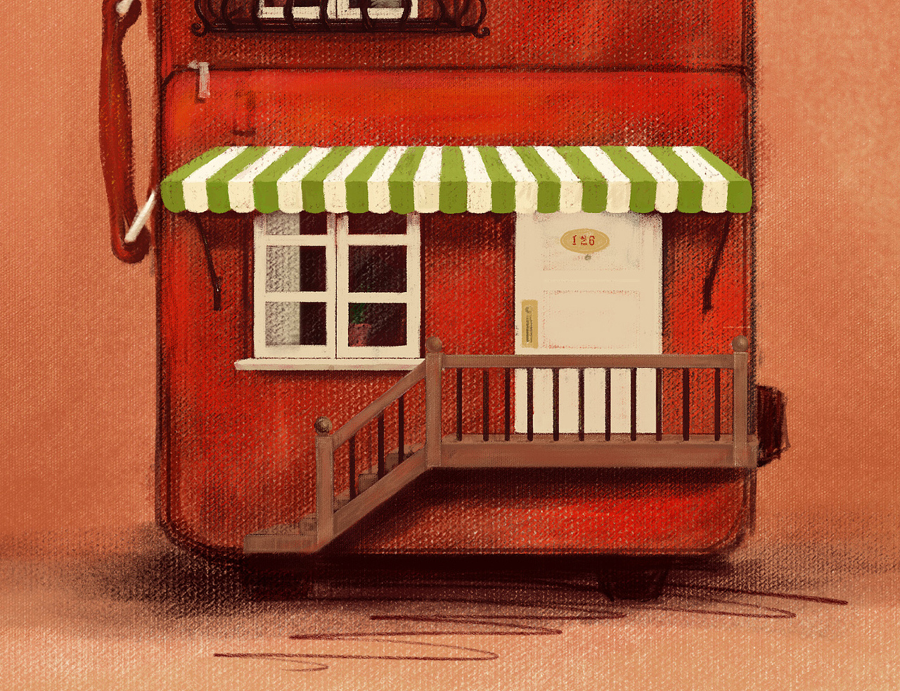 插画日记6：梦一样的家（图ZNDIyNjQ5NjA=） - 艺术插画 - 站酷设计师老相片原创素材 - 站酷ZCOOL