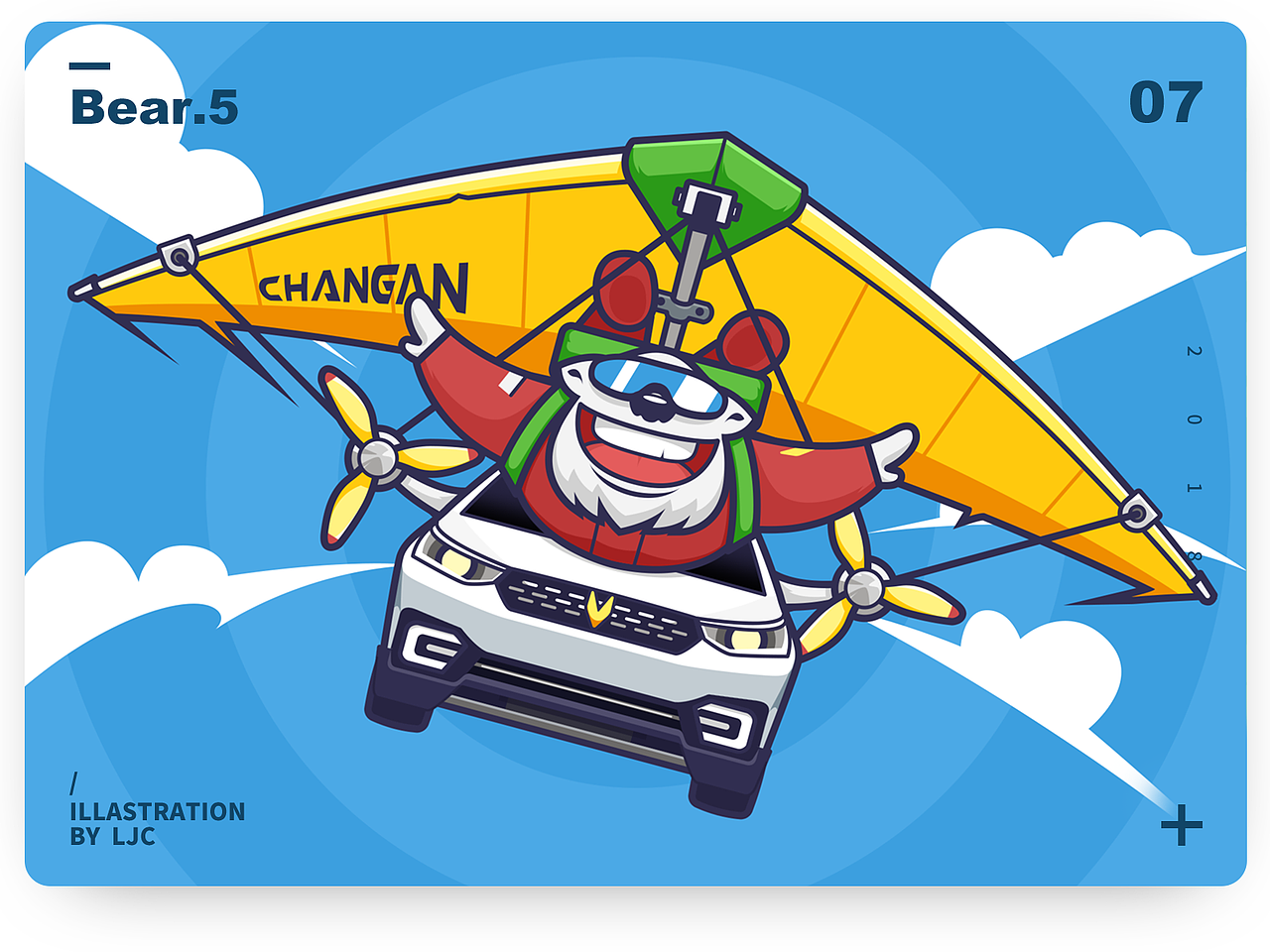 18年插画小总结（图ZMTQyMTE1MzA0） - 艺术插画 - 站酷设计师梁家诚原创素材 - 站酷ZCOOL