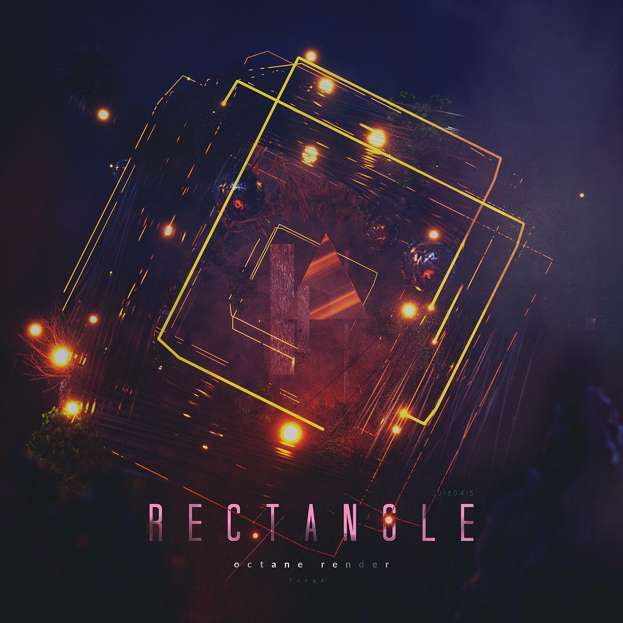 图形每日设计 (三) by C4D OCTANE