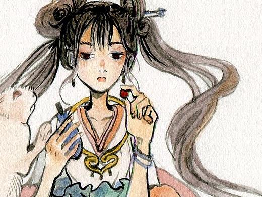 中國(guó)神話系列角色手繪（個(gè)人主頁(yè)-ZMzQ2OTYwNzI=） - 藝術(shù)插畫(huà) - 站酷設(shè)計(jì)師Akasansan原創(chuàng)素材 - 站酷ZCOOL