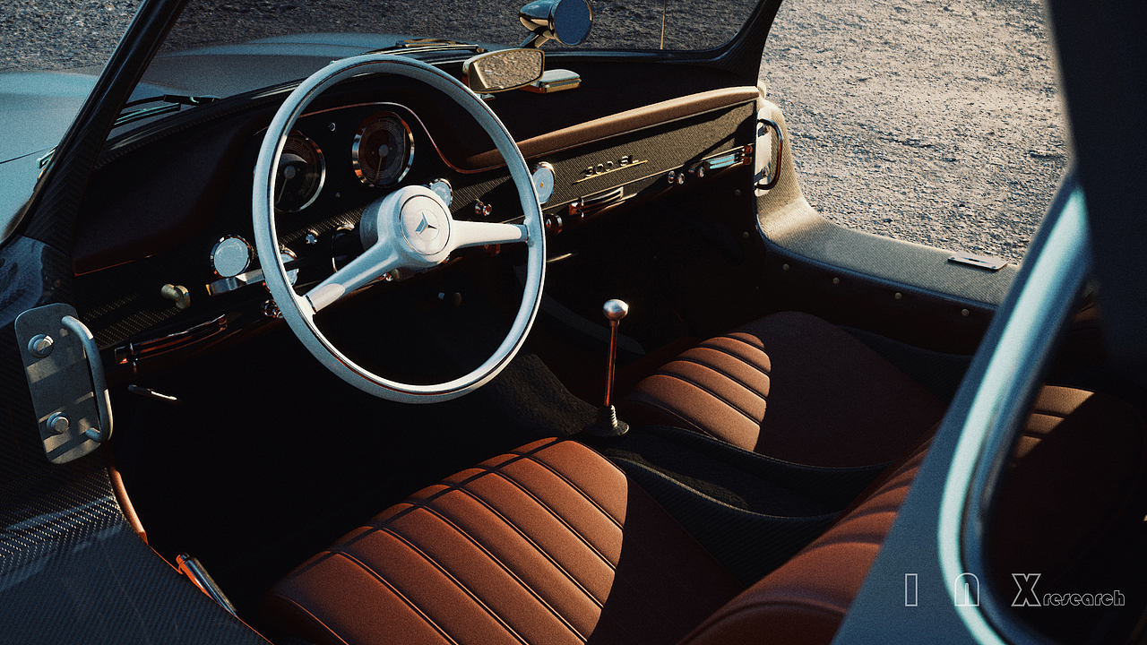 1956 Mercedes Benz 300SL Gullwing UE4 Reserach(图ZMjAzNjUyNDgw) - 机械/交通 - 站酷设计师mclovin原创素材 - 站酷ZCOOL