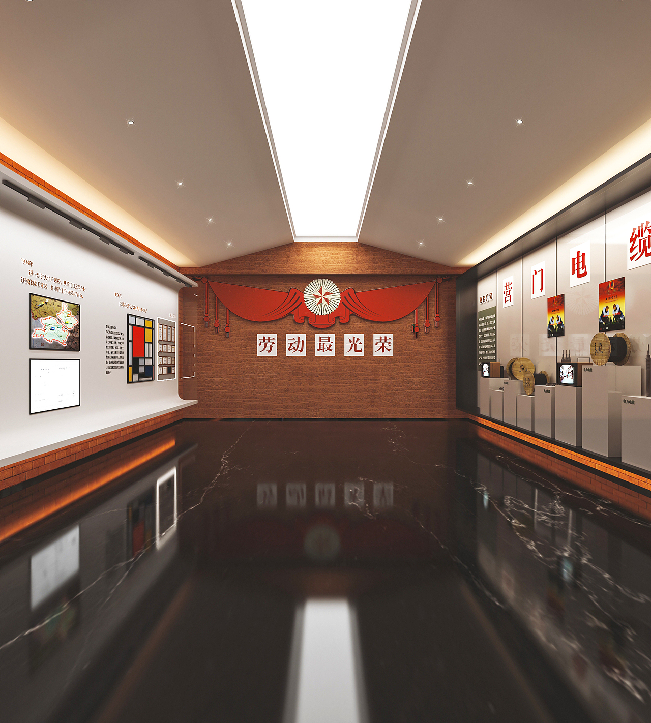 企业展厅设计方案（图ZMzY1MDIyODQw） - 展陈设计 - 站酷设计师视研所原创素材 - 站酷ZCOOL