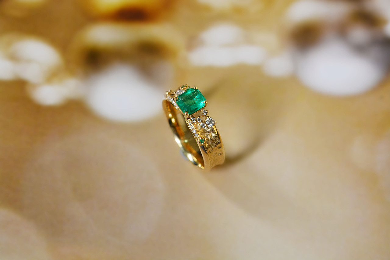 酷而高贵的金牛座(祖母绿、钻石款)