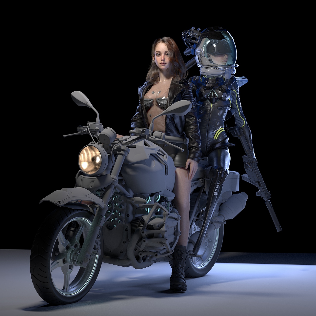 女警 快车 逮捕你！（图ZMjY2OTE5NzIw） - 动画/影视 - 站酷设计师银狐御三维工作室原创素材 - 站酷ZCOOL