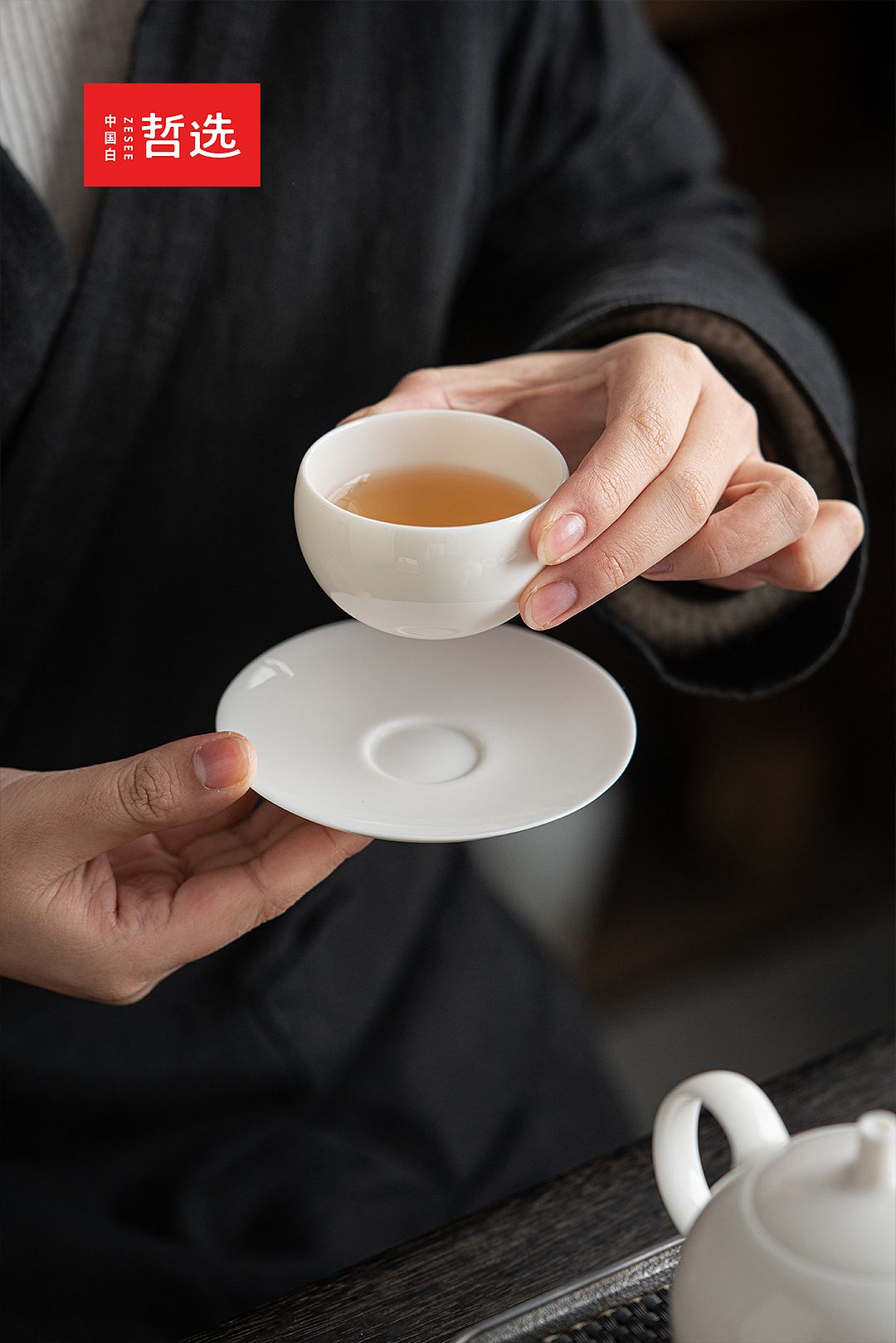 【中国白·哲选】福佑白瓷茶具套装（图ZMjkxMTcxNTAw） - 生活用品 - 站酷设计师中国白哲选原创素材 - 站酷ZCOOL