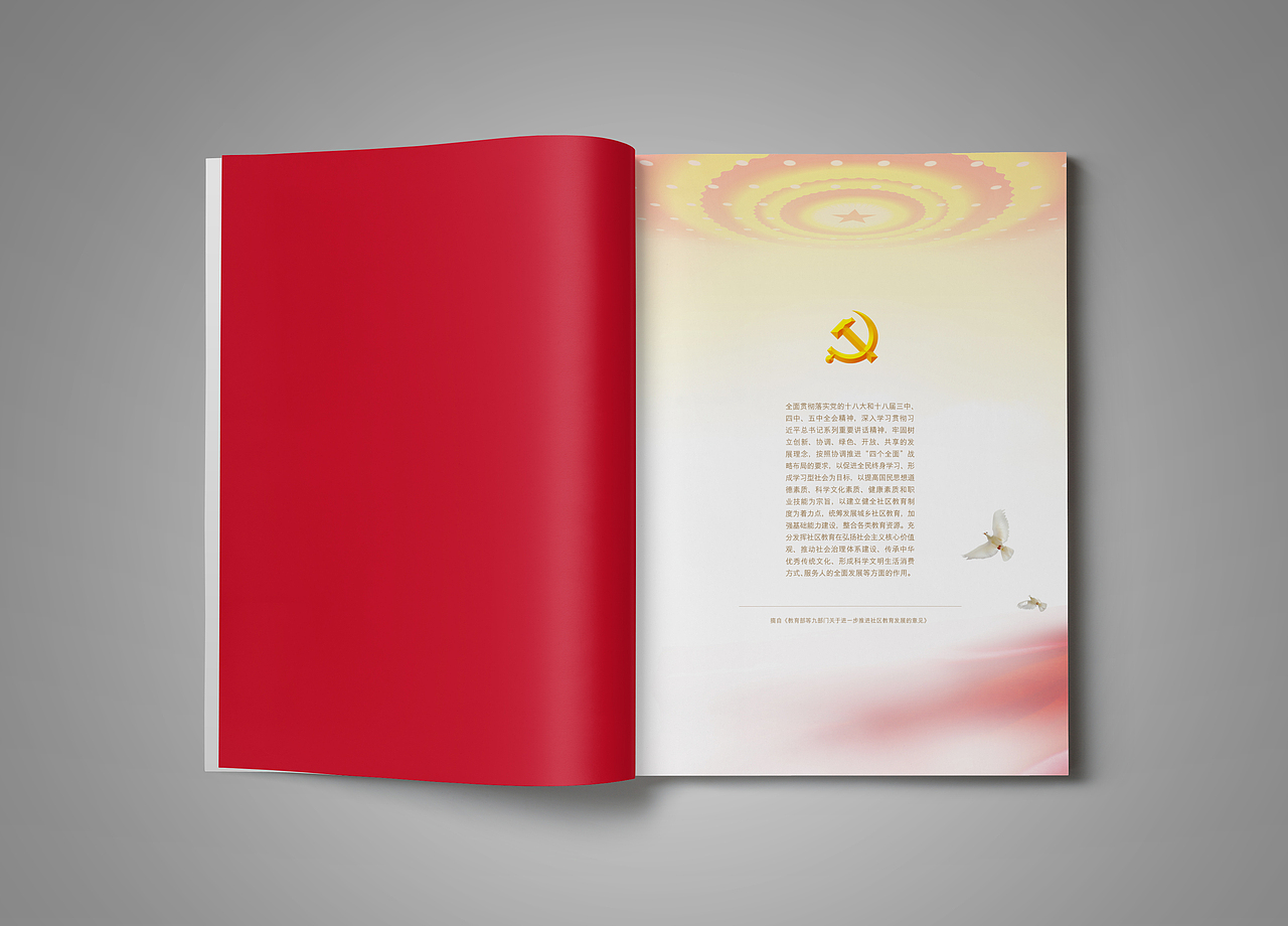 社区教育示范性社区经验集（图ZNzQ2ODQ3MDg=） - 书籍/画册 - 站酷设计师V森_原创素材 - 站酷ZCOOL