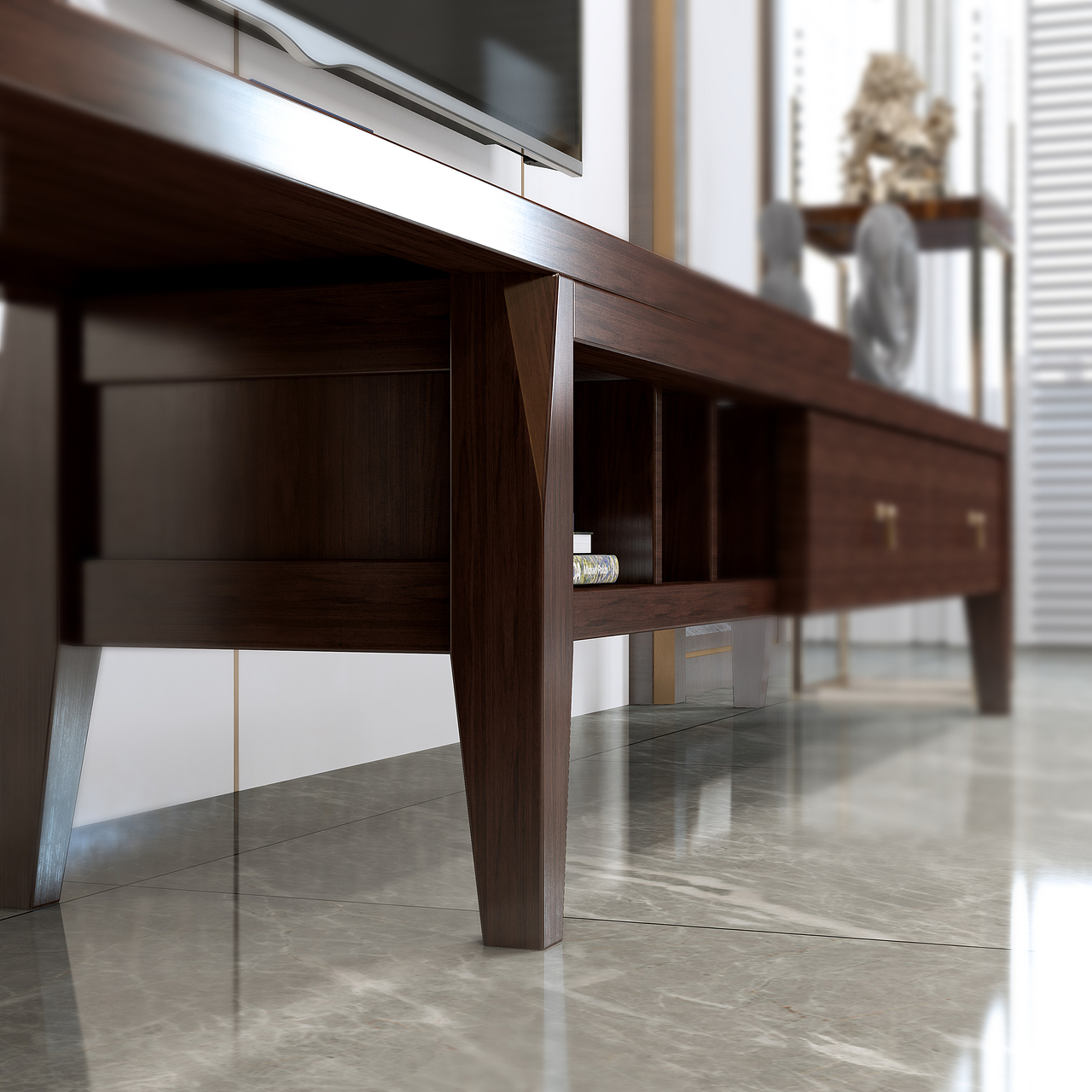 新中式电视柜茶几表现（图ZMTczMDk5MjIw） - 其他三维 - 站酷设计师阿木木漫反射原创素材 - 站酷ZCOOL