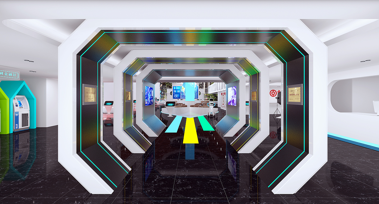 中国银行智慧展厅设计2020-05-24（图ZMjI1NTYwMjM2） - 其他三维 - 站酷设计师幸运飞歌原创素材 - 站酷ZCOOL