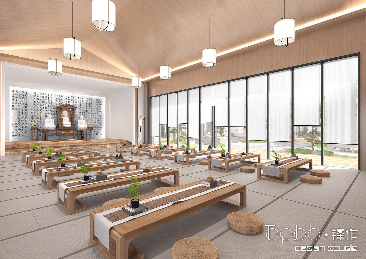 莲池精舍/佛教会所设计（图ZMTY4Njc0Mjky） - 建筑设计 - 站酷设计师TOP_JOB_锋作设计原创素材 - 站酷ZCOOL