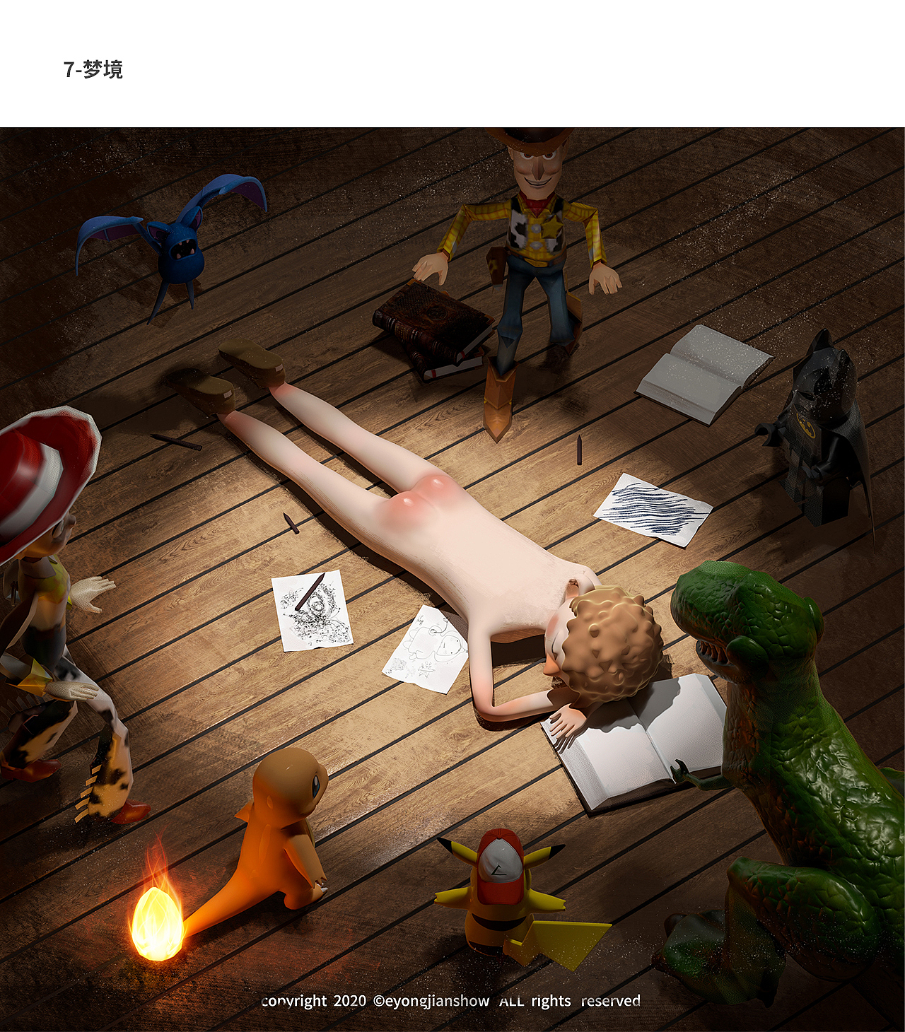 C4D 2020年终总结(图ZMjQyNDc0NjI4) - 其他三维 - 站酷设计师恶赖原创素材 - 站酷ZCOOL