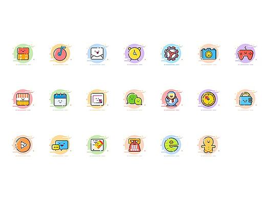 MBE風格主題（臨?。▊€人主頁-ZMjk4ODMzNDg=） - 圖標 - 站酷設計師子魚摩西原創(chuàng)素材 - 站酷ZCOOL