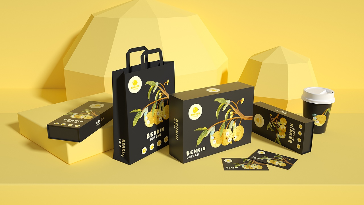 一家有趣的榴莲品牌(图ZMTcwOTYzNjA4) - 品牌 - 站酷设计师子非乌鸦原创素材 - 站酷ZCOOL