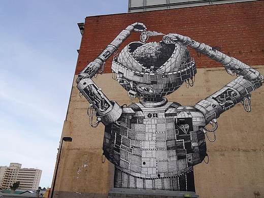 超有质感的墙面绘画（个人主页-ZNDU1MDMxNTI=） - 艺术插画 - 站酷设计师郑州引力墙绘原创素材 - 站酷ZCOOL