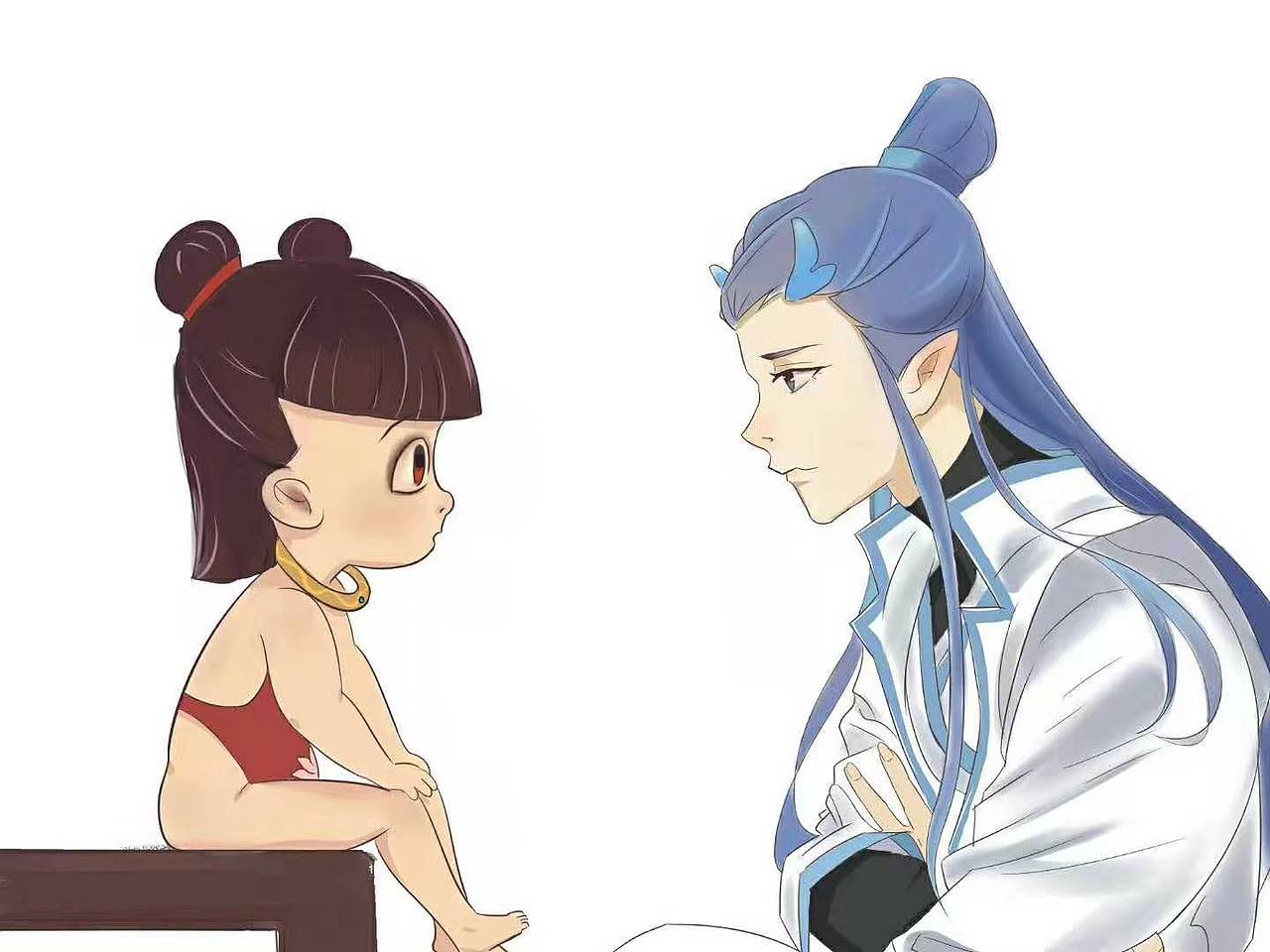 卡通 Q版 人物 插画 漫画