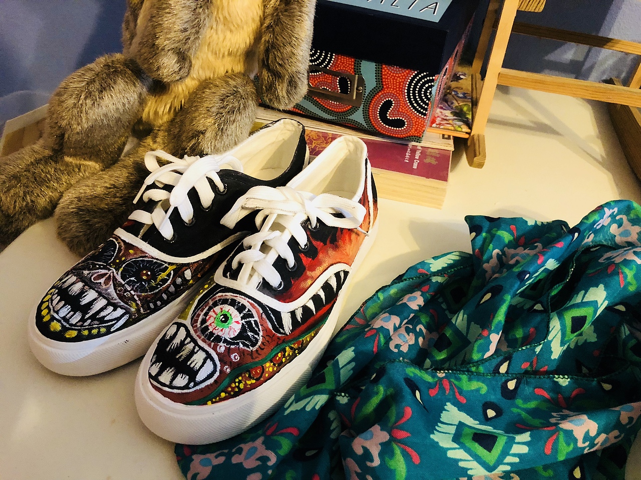 最近一个月画的手绘鞋