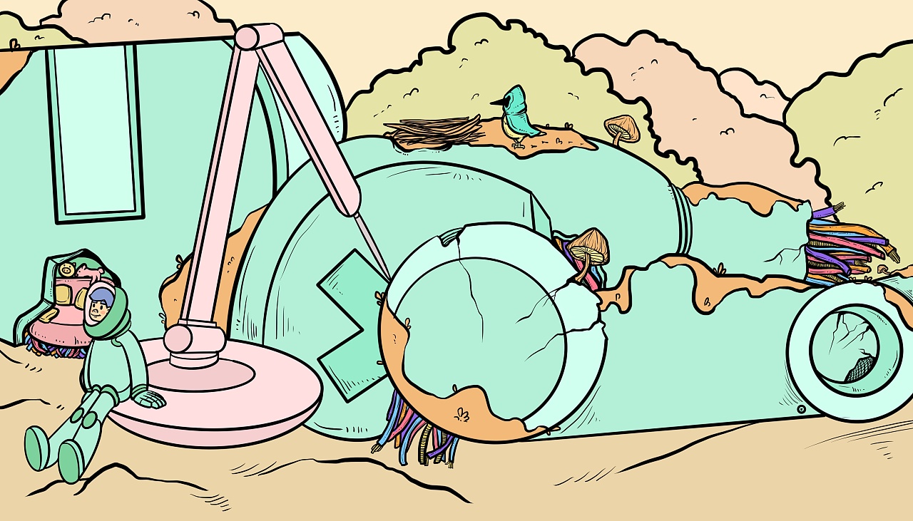 书桌上的未来世界