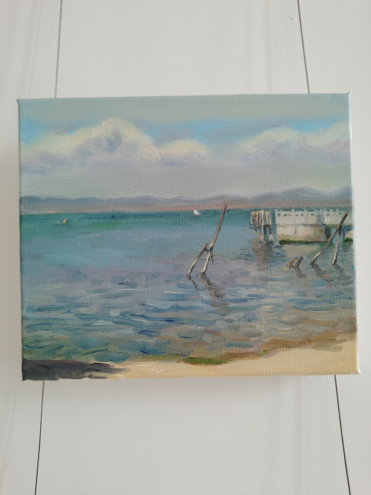 于生慧大理写生油画洱海系列