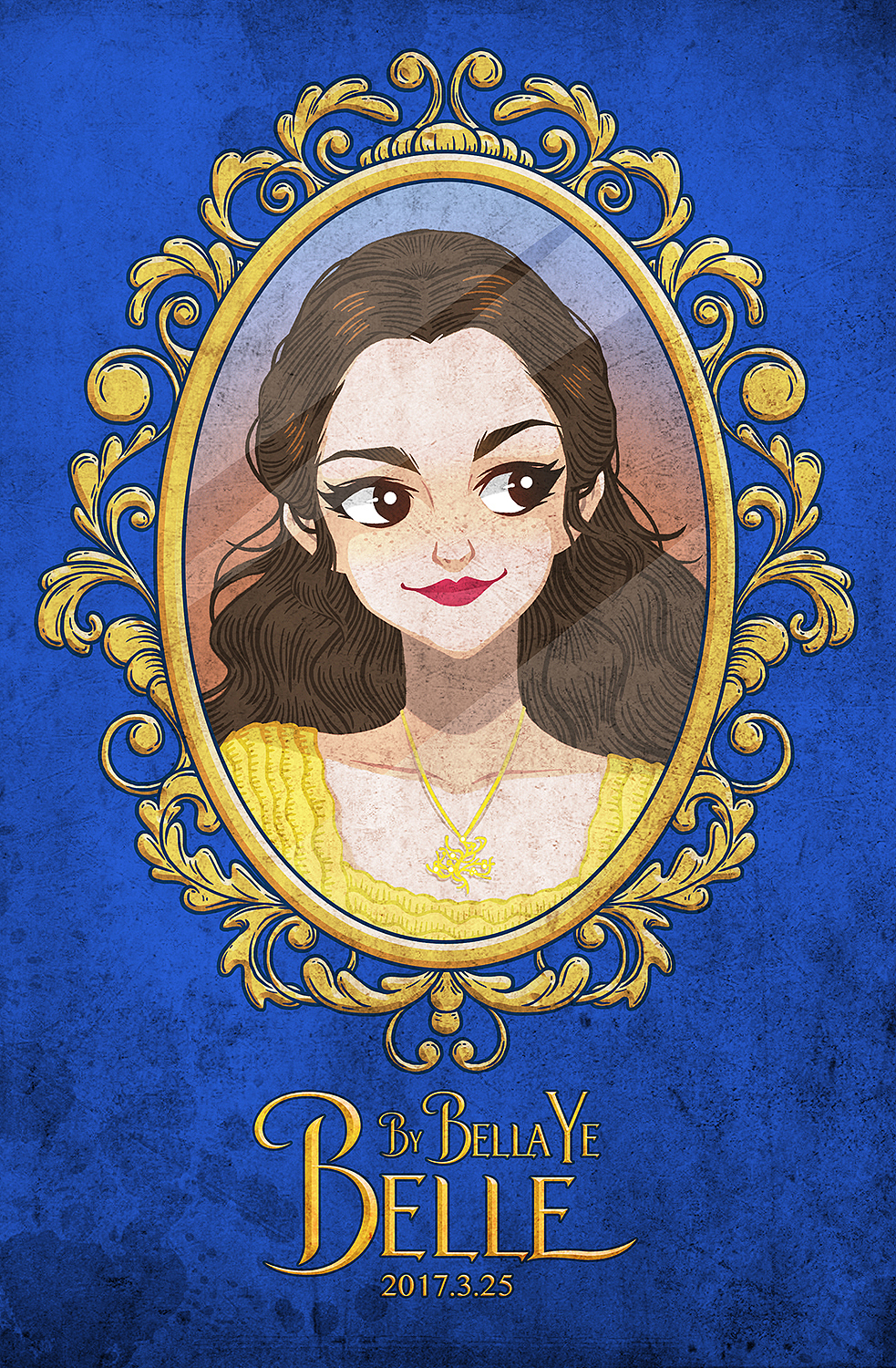 Belle（圖ZNzQ4MjEyMTI=） - 藝術(shù)插畫 - 站酷設(shè)計(jì)師葉貝拉原創(chuàng)素材 - 站酷ZCOOL