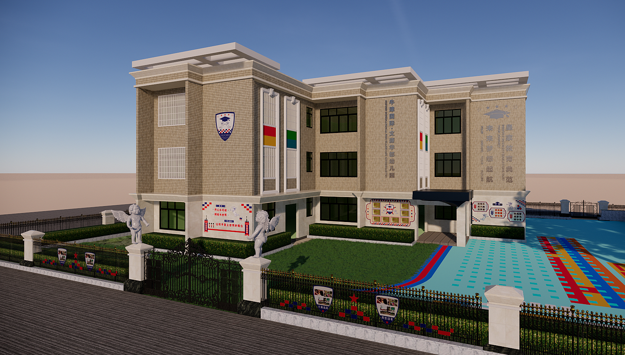 幼儿园建筑（图ZMTg1MDI4ODMy） - 建筑设计 - 站酷设计师BET不会设计原创素材 - 站酷ZCOOL