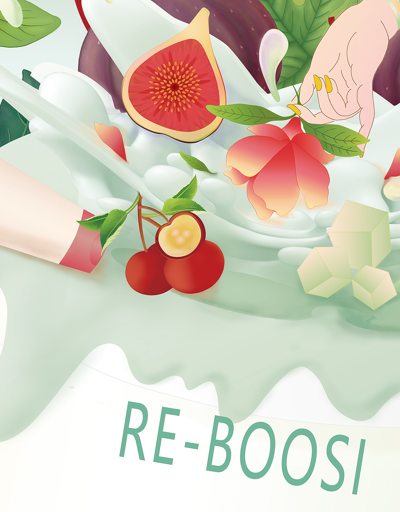 my CLARINS 寻找天然好食肌（图ZMjk4NTEwMDY4） - 海报 - 站酷设计师五月吾画原创素材 - 站酷ZCOOL