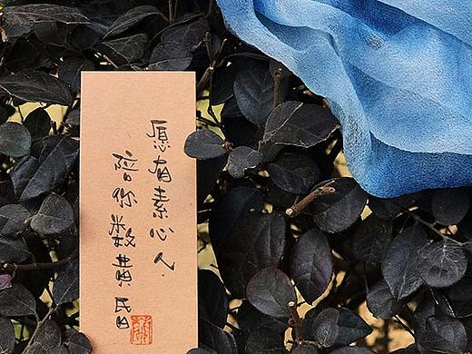 手写书签及草木染