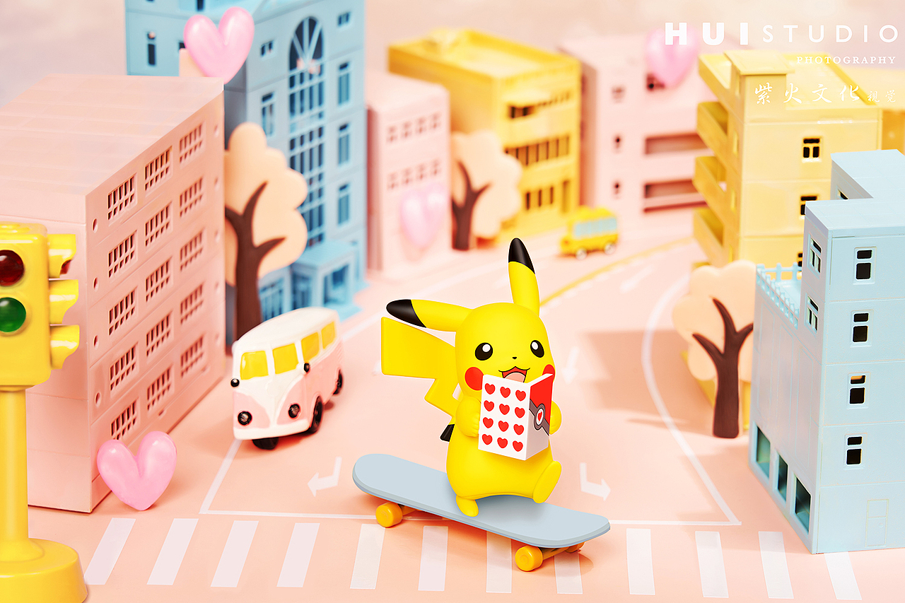 宝可梦皮卡丘盲盒创意图实拍
