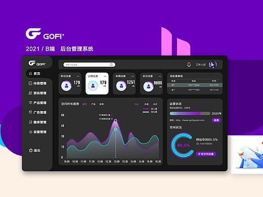 GOFI后台管理系统|UI|后台界面|B端界面