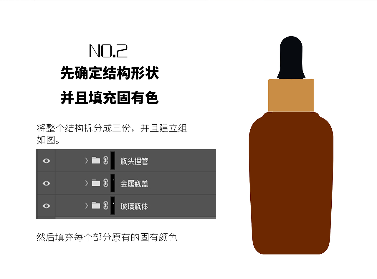 小棕瓶精修 精修产品图片 修图教程 淘宝美工 护肤品